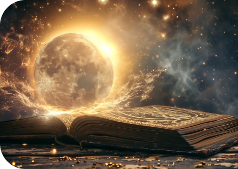 星空が描かれた本のイメージ